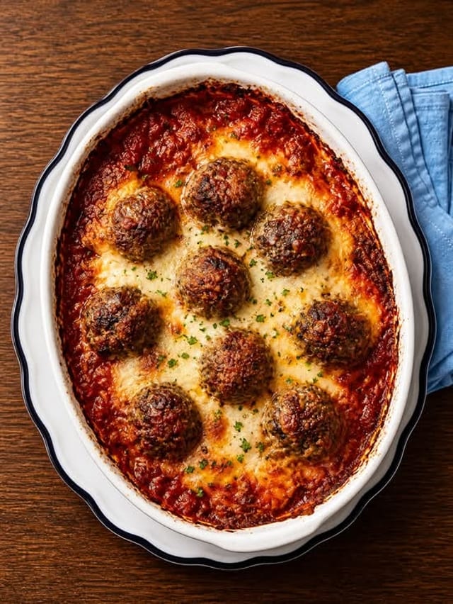 Baked Meatballs Full Tray.