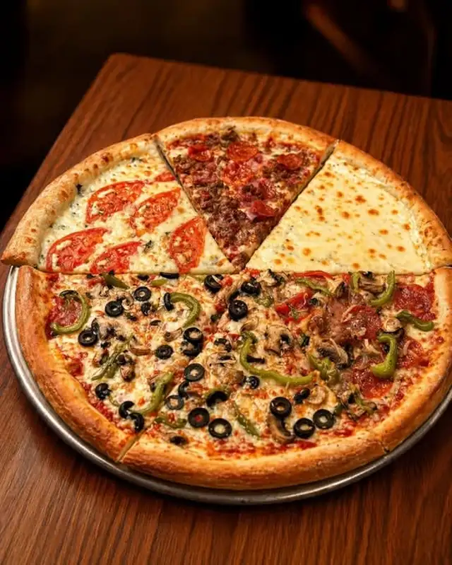 W/ Pizza.