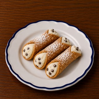 3 Small Cannolis