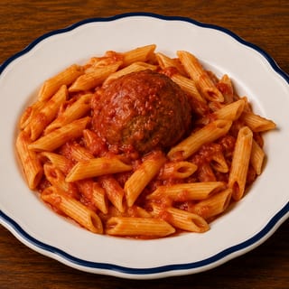 Kid Pasta W/ Meatball