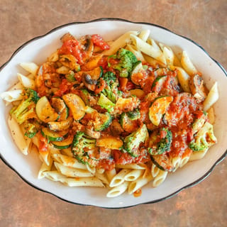 Rigatoni Primavera Full Tray